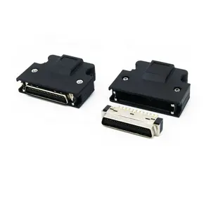 SCSI 20 pin male connector and female 20 pin 180 degree connector