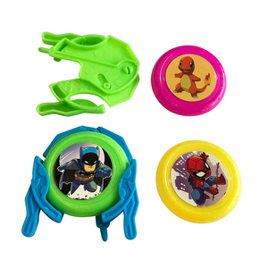 Nouveau petit jouet en plastique, figurine de dessin animé imprimée, jouet de <span class=keywords><strong>Capsule</strong></span> de disque volant d'éjection pour distributeur automatique - Product Image 5