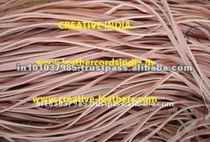 Venta al por mayor cordones de cuero redondos de alta calidad DIY artesanía joyería pulsera y otros accesorios tamaño personalizado última gran oferta - Product Image 2