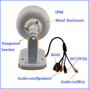 Baixo lux de alta definição 2.0 megapixel cmos 3.6mm wide anjo da lente da câmera ip, suporta onvif, p2p - Product Image 3