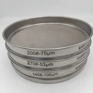 150 200 250 280 315 500 600 Micron Thép Không Gỉ Bột Lưới Tiêu Chuẩn Phòng Thí Nghiệm Kiểm Tra Sàng/Đất Sàng/Cát Sàng - Product Image 1