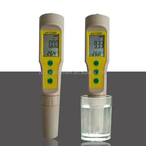 -0.1pH Accuracy Digital Pen Type pH & Temperature Meter ATC 0.00-14.00pH & 0.0-55.0degC Water Quality Tester Kit Thermometer