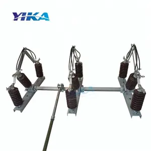 YIKA 12KV400A屋外高電圧コンポジットアイソレータースイッチディスコネクター