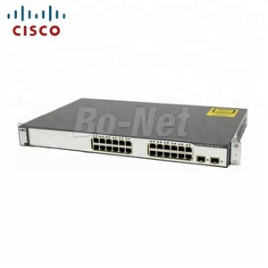 Cisco WS-C3750-24PS-S 3750 Series <span class=keywords><strong>2</strong></span> SFP estándar utilizado administrados de Cisco red 3750 switch stack - Product Image 6