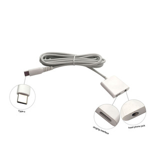 <span class=keywords><strong>2</strong></span> en <span class=keywords><strong>1</strong></span> TPE ABS Type C 3.<span class=keywords><strong>0</strong></span> + PD Adaptateur interface De Charge + prise casque - Product Image 1