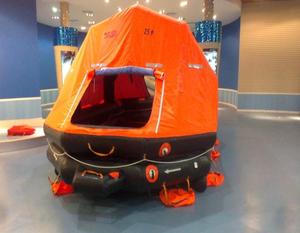 SOLAS ستاندرد Wheelmark 10 الرجال الذاتي تصحيح طوق نجاة قابل للنفخ - Product Image 1