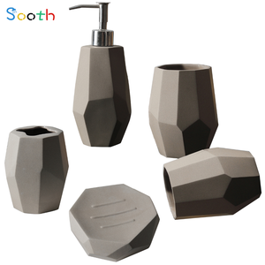 <span class=keywords><strong>Set</strong></span> di <span class=keywords><strong>Accessori</strong></span> per il <span class=keywords><strong>Bagno</strong></span> in Ceramica <span class=keywords><strong>Verde</strong></span> per la Casa - Product Image 2