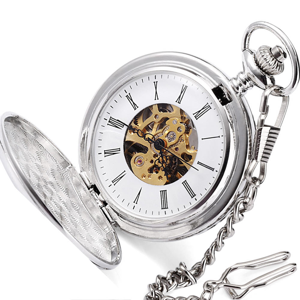 Best Selling Gents Pocket Watch Antique Style Brass Mechanical
