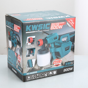 <span class=keywords><strong>Pistolet</strong></span> à <span class=keywords><strong>Peinture</strong></span> Électrique HVLP 800W <span class=keywords><strong>Haute</strong></span> <span class=keywords><strong>Pression</strong></span> à Main, Pulvérisateur Airless Portable <span class=keywords><strong>Haute</strong></span> Puissance 800ml pour <span class=keywords><strong>Peinture</strong></span> Latex - Product Image 6