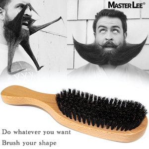 Wave Brush Brosse à <span class=keywords><strong>barbe</strong></span> en bois Vente chaude Usine Price100 % Poils <span class=keywords><strong>de</strong></span> <span class=keywords><strong>sanglier</strong></span> Opp Sac Bois naturel Soin <span class=keywords><strong>de</strong></span> la <span class=keywords><strong>barbe</strong></span> Cheveux <span class=keywords><strong>Peigne</strong></span> en bois - Product Image 6