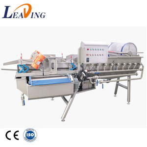 Industrial cabbage lettuce cleaner fruit washer water flow fruit and vegetable washing machine