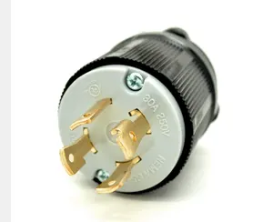 NEMA L15-30P PLUG/US Twisting Locking Plug and Receptacle/twist-lock Plug Top-grade Quality Nylon Electrical Plug