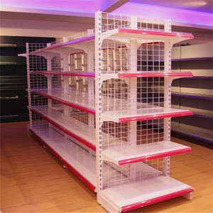 Back Net Racks Convenience Store Shelves Wire Gondola Shelf