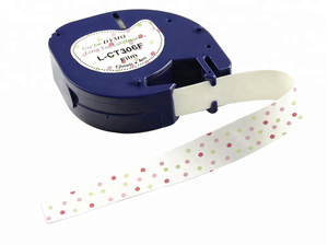 Etiqueta de Papel Térmico Compatible con <span class=keywords><strong>Dymo</strong></span> Letratag <span class=keywords><strong>Lt</strong></span>-<span class=keywords><strong>100h</strong></span> de 12 mm, 91200, Cinta Letratag - Product Image 3