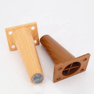 Gambe per Divano in Plastica Effetto Legno, Angolo Obliquo H140mm, Test SGS Superato, Colorate per Soggiorno, Camera da Letto, Officina, Ufficio - Product Image 2