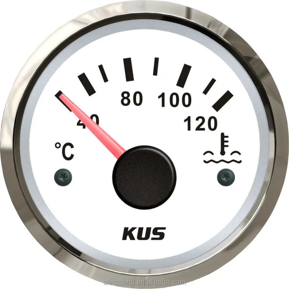 KUS 52mm(2 ") car temperatura Da Água Temperatura Bitola Métrica Indicador 40-120 12V 24V