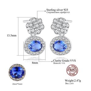 CZCITY-pendientes <span class=keywords><strong>de</strong></span> tuerca <span class=keywords><strong>de</strong></span> Topacio azul para mujer, aretes <span class=keywords><strong>de</strong></span> flor pequeños <span class=keywords><strong>de</strong></span> cristal <span class=keywords><strong>de</strong></span> CZ transparente <span class=keywords><strong>de</strong></span> plata 925 <span class=keywords><strong>de</strong></span> lujo, venta directa <span class=keywords><strong>de</strong></span> fábrica - Product Image 2