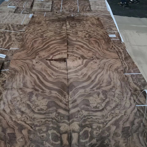 Bán Hot Chất Lượng Cao Đen Walnut Burl Gỗ Veneer - Product Image 6