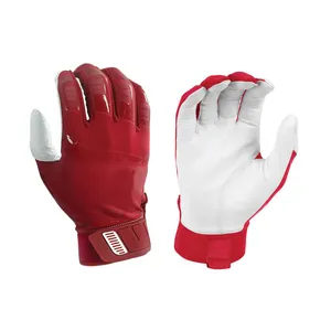 Adult batting gloves goatskin leather Baseball Batting Gloves