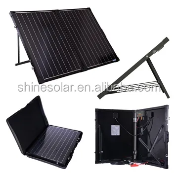 China fábrica direta 60w 80w 100w 120w 150w 12v dobrável painel solar célula solar