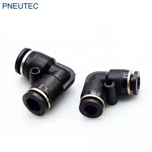 SMC series PV/PUL union v type metric O.D 8mm plastic pneumatic tube fitting