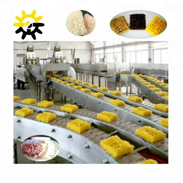 Automatic Japanese instant noodles machinery/Korean instant ramen noodle making machine/Cereal instant noodle production plant