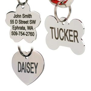 Wholesale Custom Stainless Steel Pet Id <strong>Tags</strong> Custom <strong>Metal</strong> Design Logo <strong>Dog</strong> <strong>Tags</strong> - Product Image 3