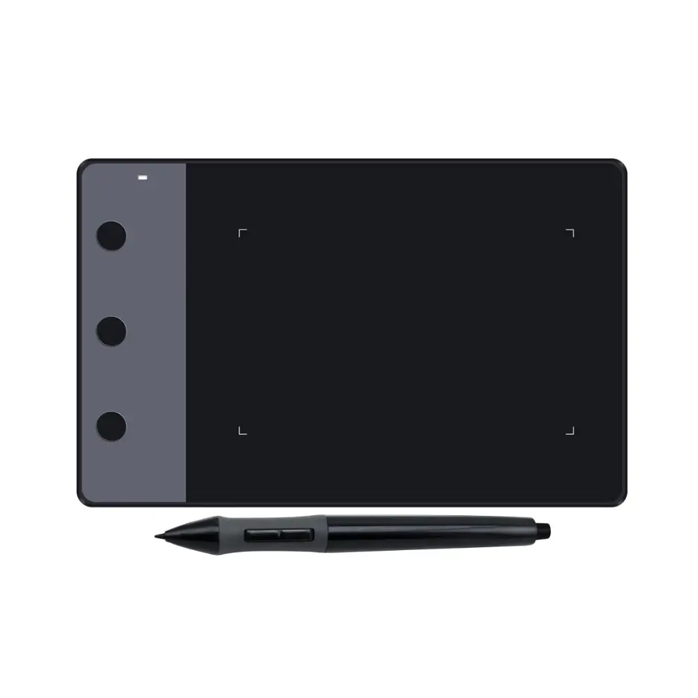 HUION H420 Tablet Menggambar 4000 LPI, Perangkat Input Komputer Pad Tanda Tangan Elektronik