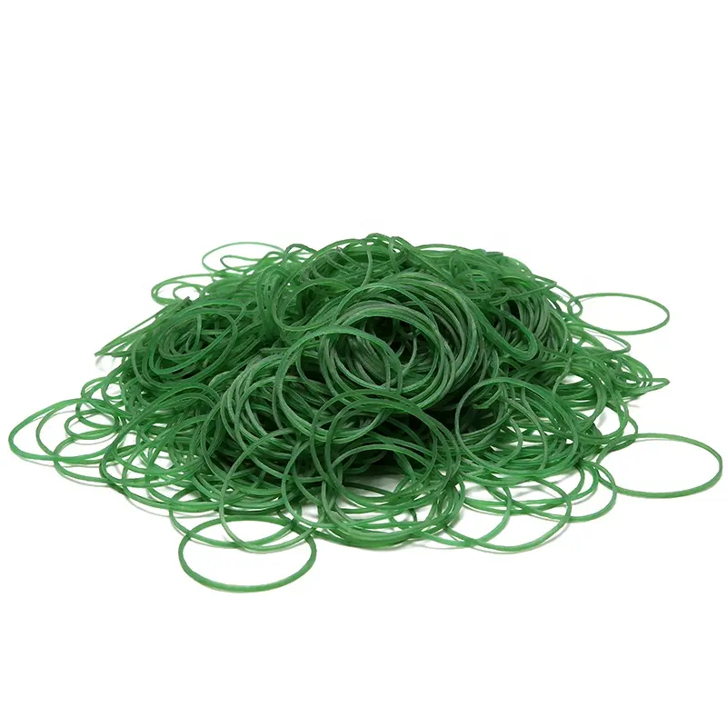 Việt nam Giá Rẻ Khuyến Mại chịu Nhiệt 1.3 inch trong iameter tốt nhất Màu Xanh Lá Cây elastic rubber band Đối Với Siêu Thị Rau sử dụng