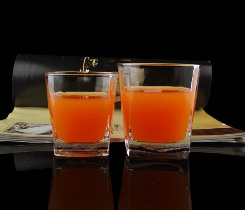 Factory direct supply square whiskey glass cup