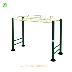 Outdoor fitness equipment horizontal ladder / jacobs ladder exercise / playground horizontal ladder (QX-093F)