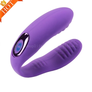 Ücretsiz özel kutu-U tasarım titreşimli prostat masaj çift yetişkin C şekli AV şarj edilebilir yapay penis vibratör seks oyuncakları - Product Image 4