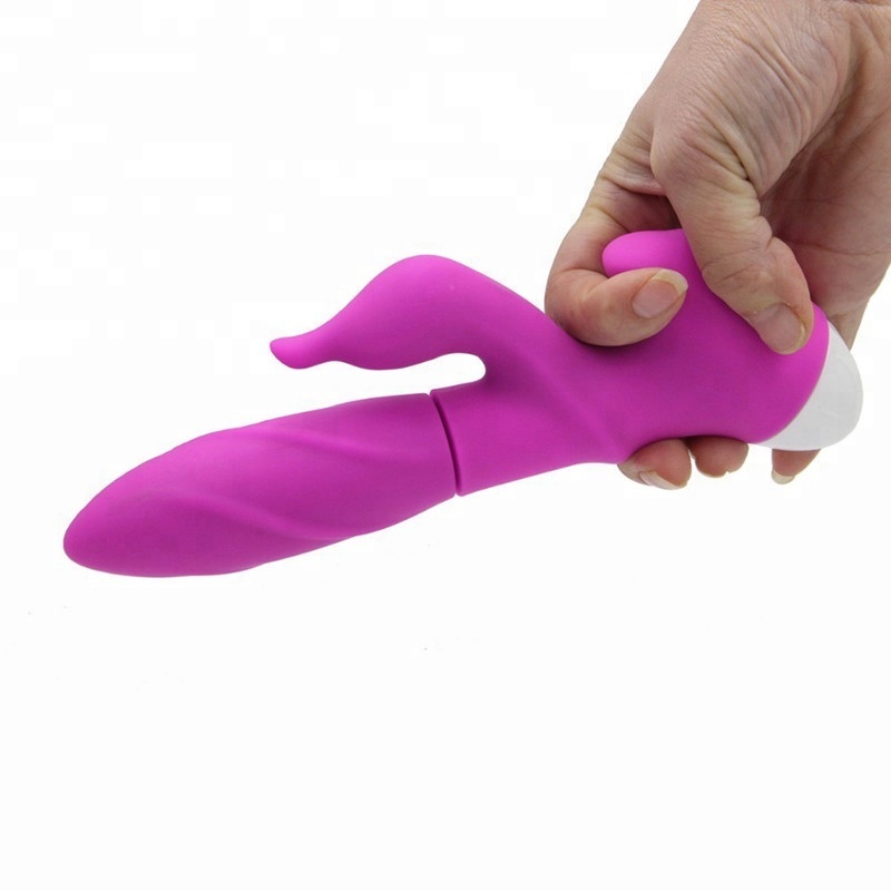 360 Degrés Rotation Gode Vibrator10 Vitesses Calme Dauphin Masseur Stimuler G Spot Marsturbator