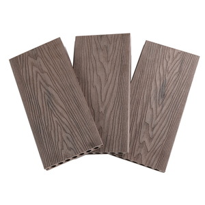 Grano de madera 3D al aire libre de madera petrificada de pisos de madera coche aparcamiento suelo laminado negro pisos - Product Image 2