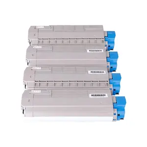 Kartrid Toner Warna Kompatibel untuk Okidatas 44315304 44315303 44315302 44315301 untuk Printer Laser Warna Okis C610 C610dn
