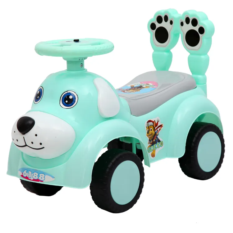 Riding on swing car children toy car by baby slide car