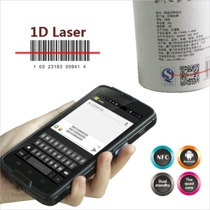 Escáner de código de barras PDA Android 5.1 portátil portátil con 5 pulgadas de pantalla, 13.56 Mhz lector rfid - Product Image 1