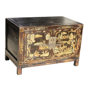 Mobiletto Vintage Dipinto a Mano per Soggiorno Jasons, Stile Antico Originale - Product Image 5