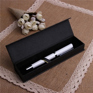 Stylo en papier coloré, boîte d'emballage pour stylo cadeau avec mousse, Logo personnalisé, carton noir <span class=keywords><strong>Long</strong></span> et étroit, vernis à revêtement UV Recyclable - Product Image 5