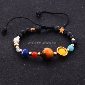 Fashion Universe <span class=keywords><strong>Galaxy</strong></span> สร้อยข้อมือลูกปัดหินธรรมชาติ,สร้อยข้อมือระบบสุริยจักรวาลสำหรับผู้หญิงและผู้ชาย - Product Image 5
