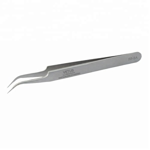 Kustom 302 Stainless Vetus 5b-sa pinset anti-statis pinset tahan suhu tinggi - Product Image 1