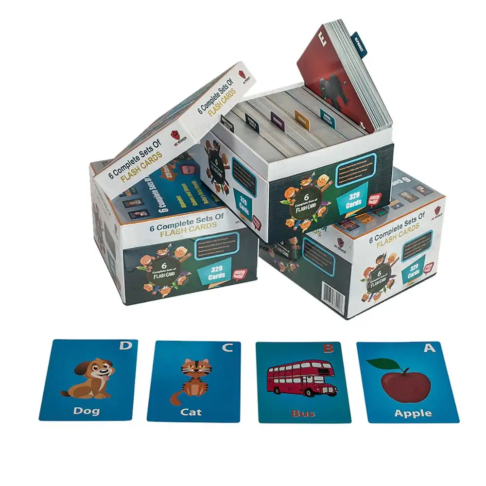 子供のためのカスタムインテリジェンス学習フラッシュカード教育メモリ画像カードゲーム