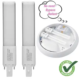 Yeni 6W G23 LED PL lamba ışık uyumlu balast 2 pin g23 LED ampul Tandem kullanımı 2 adet doğrudan yerine geleneksel 13w CFL G23