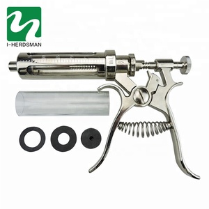 Sản Xuất Chuyên Nghiệp Khác Nhau Công Suất 10 Ml, 20 Ml, 30 Ml, 50 Mveterinary Bán Tự Động <span class=keywords><strong>Injector</strong></span> Kim Loại Động Vật Khẩu Súng Ống Tiêm - Product Image 3