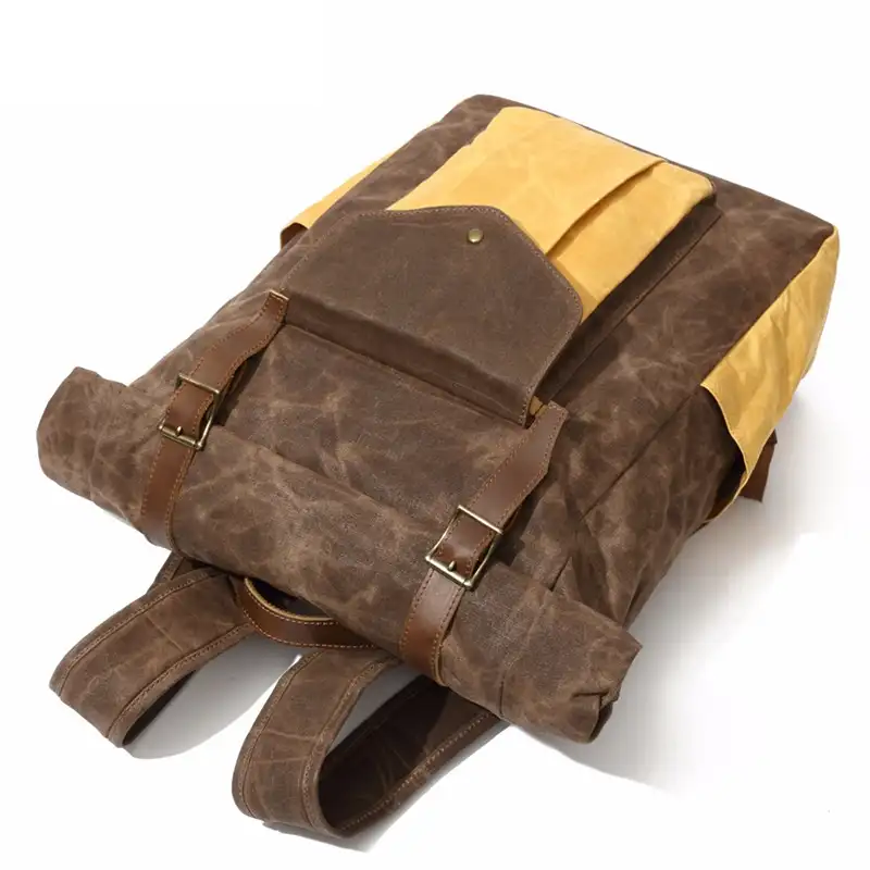Disegno popolare marca adolescente impermeabile di tela cerata di alta scuola zaino laptop backpack zaino satchel bag