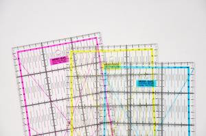 Kit de regla de retazos de costura de acrílico grueso profesional de 2,5 cm - Product Image 2