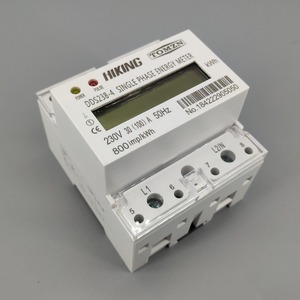 30(100) un 230V 50HZ Max 100A monofase Din Rail KWH Watt ora Din-rail Energy Meter LCD - Product Image 3