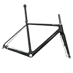 东丽全碳纤维砂砾自行车框架 GR029 接受定制设计和油漆