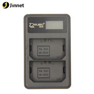LCD Double Chargeur pour Sony NP-FZ100 Batterie Chargeur Alpha 9 A9 9R A9R 9S <span class=keywords><strong>A7</strong></span> R III <span class=keywords><strong>R3</strong></span> A7R4 - Product Image 1