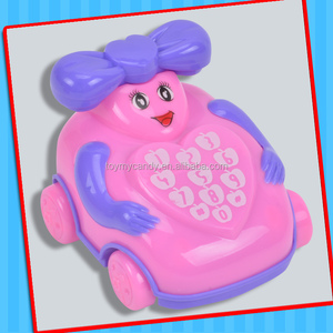 Cina prodotti di plastica divertente giocattolo della caramella produttore 2021 buona vendita di trasporto libero ha condotto la luce auto con la musica del fumetto auto giocattolo della caramella - Product Image 3